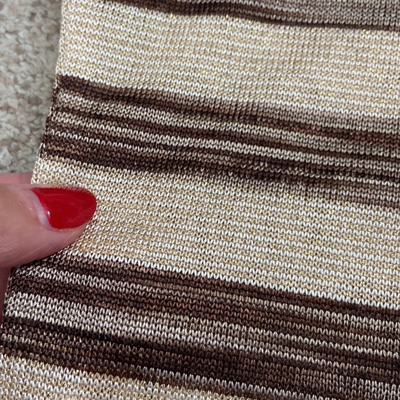 NWT Banana Republic Metallic Knit Tank, XS - Picture 6 of 11